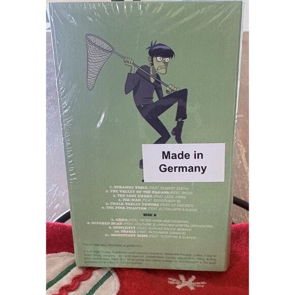 GORILLAZ SONG MACHINE ALBUM - CASSETTE TAPE - MURDOC GREEN Collectable Sealed - Picture 8 of 11